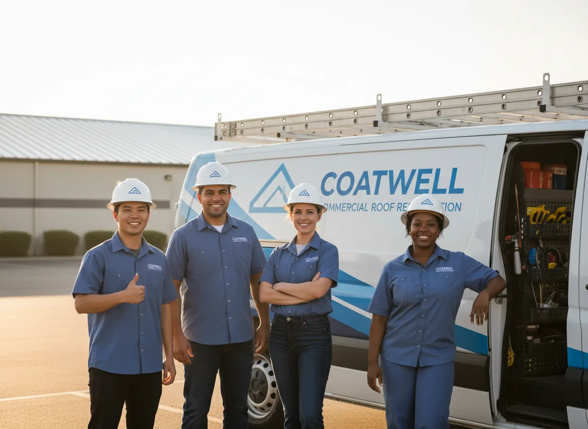 Commercial roof coating company in Sun, LA